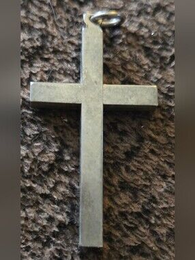 Vintage Silver Cross Pendant